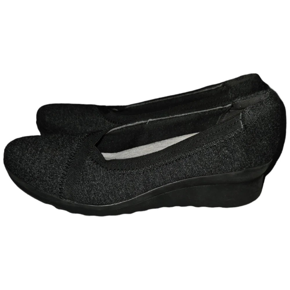 Cloudsteppers By Clarks Soft Cushion Memory Foam Wedge Heels